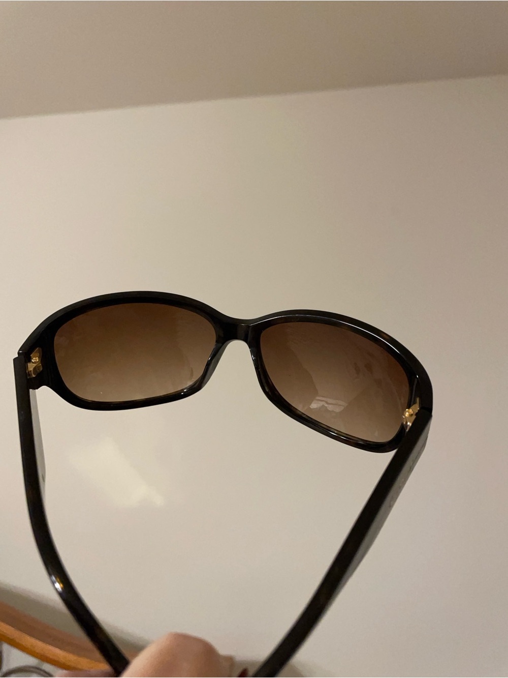 COACH Women's Black Frame Sunglasses with Brown Lenses - Picture 13 of 16